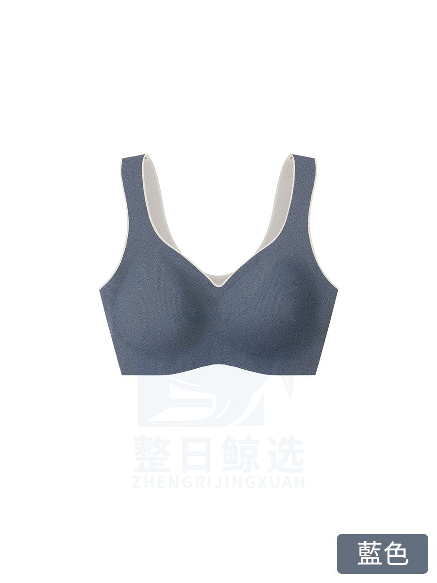 乳膠內衣 爆好穿 舒服軟Q無痕托胸 無鋼圈內衣 S-2XL 運動 無痕 免穿內衣【BE2168】