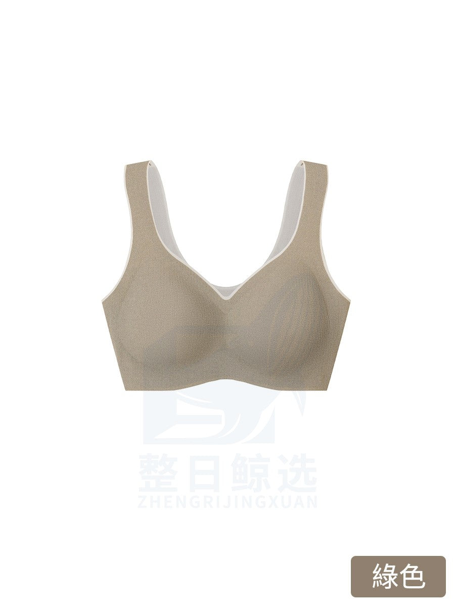 乳膠內衣 爆好穿 舒服軟Q無痕托胸 無鋼圈內衣 S-2XL 運動 無痕 免穿內衣【BE2168】