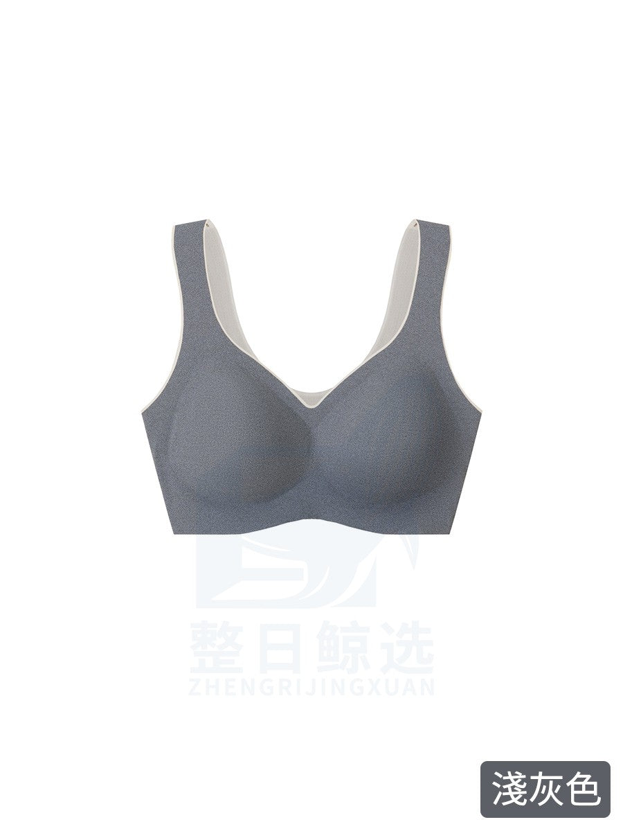 乳膠內衣 爆好穿 舒服軟Q無痕托胸 無鋼圈內衣 S-2XL 運動 無痕 免穿內衣【BE2168】