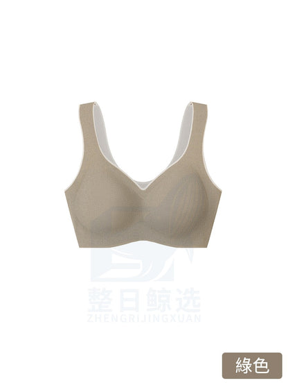 乳膠內衣 爆好穿 舒服軟Q無痕托胸 無鋼圈內衣 S-2XL 運動 無痕 免穿內衣【BE2168】